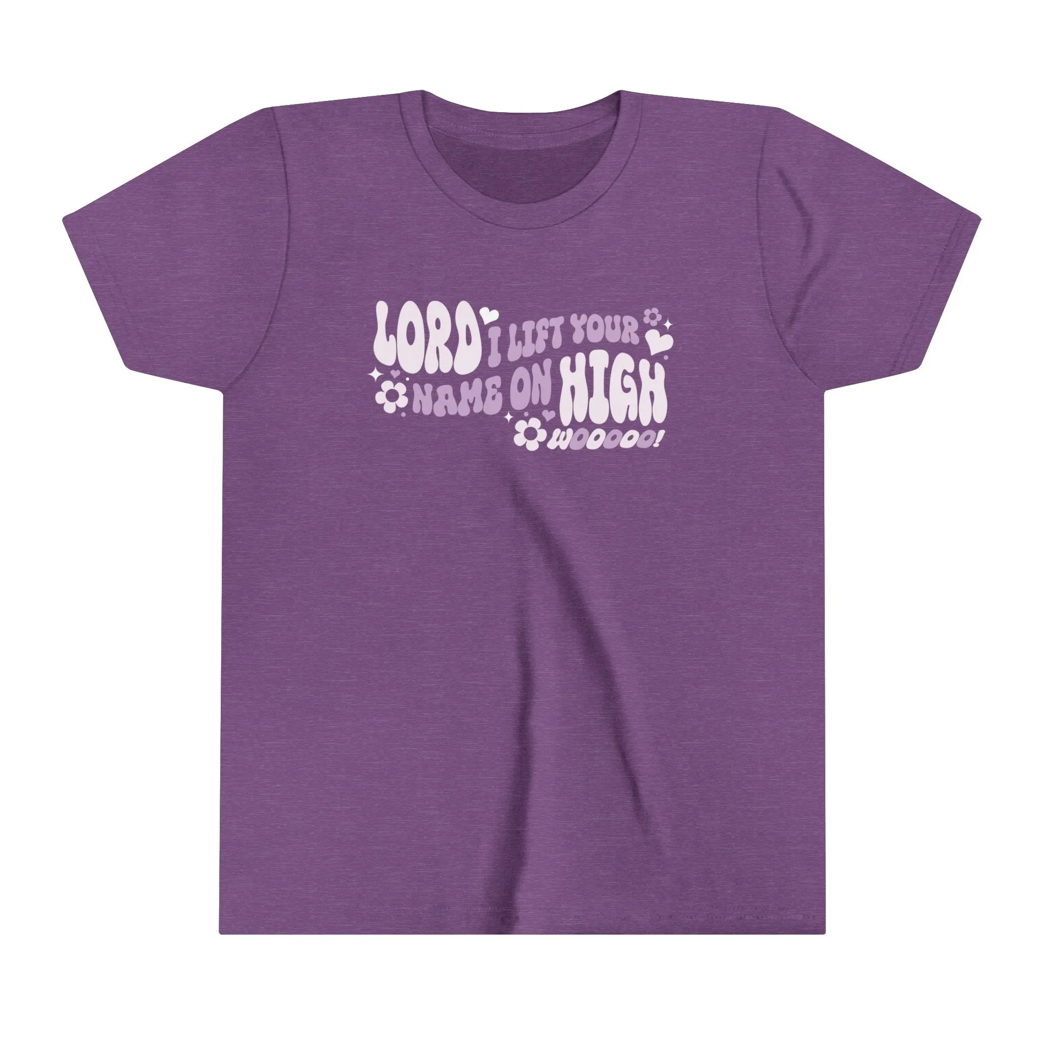 Lord I Lift Your Name on High Youth Short Sleeve T-Shirt