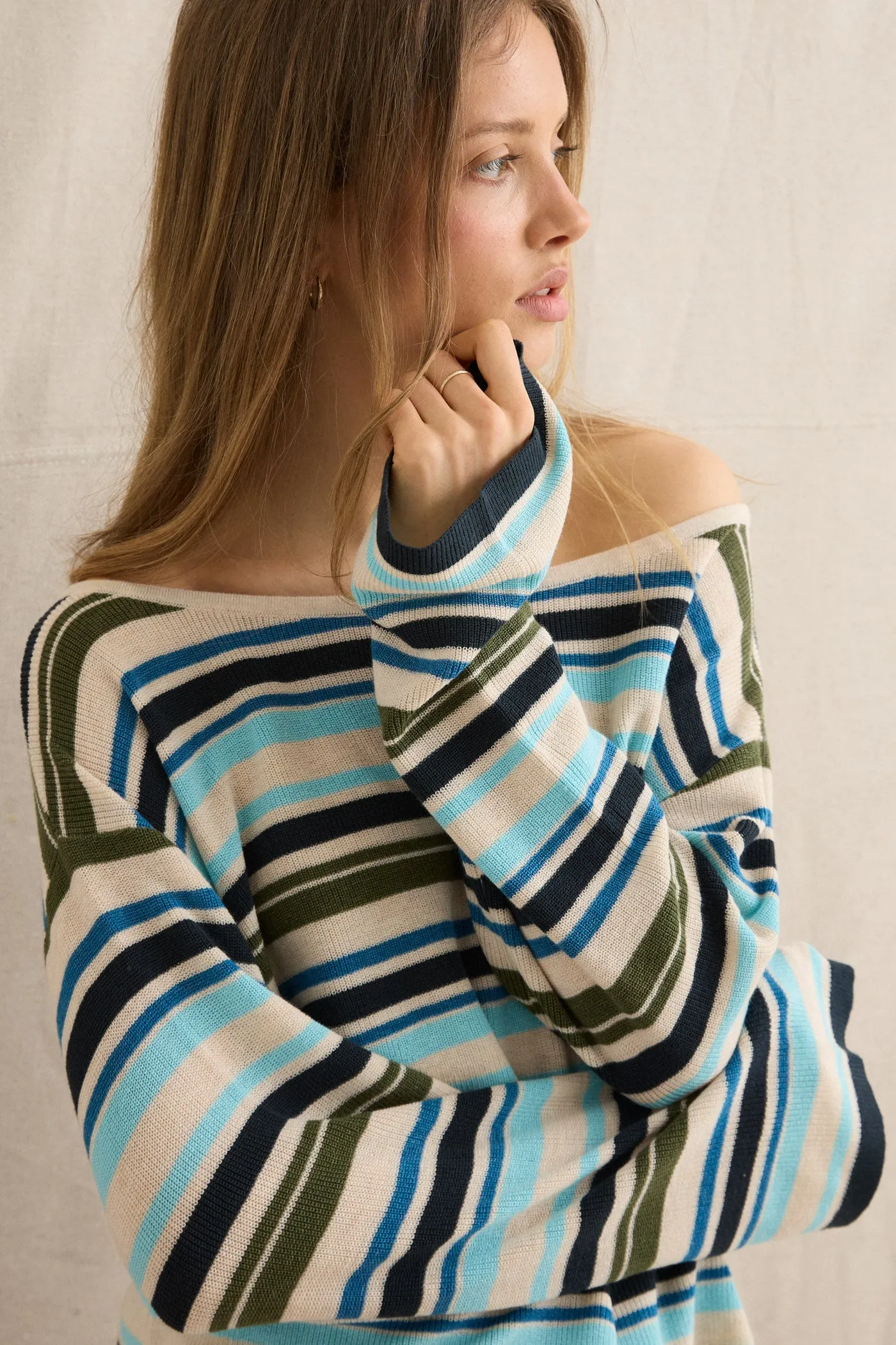 Luella Striped Knit Jumper