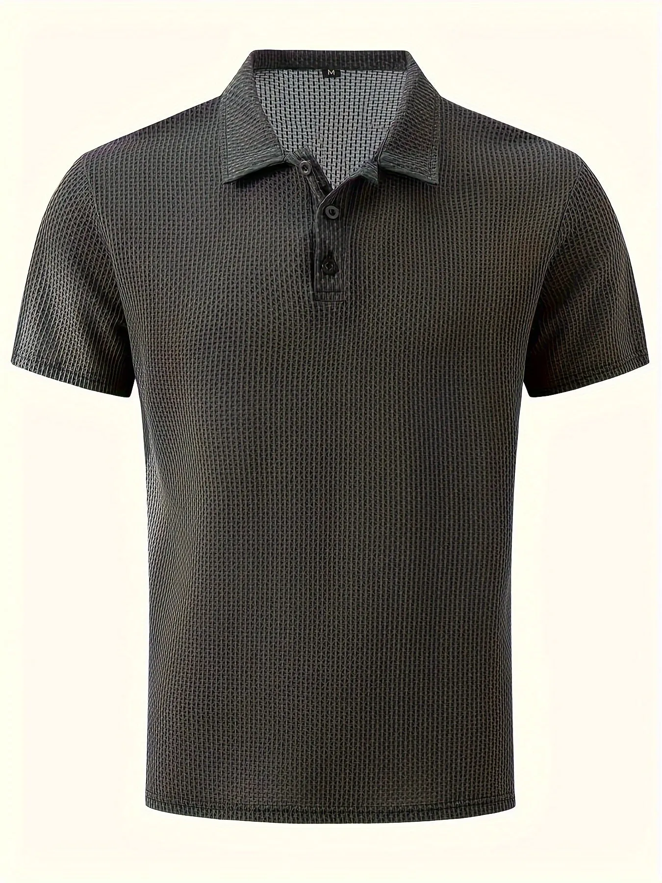 Mens Premium Quick-drying Lapel Golf Shirts - Fashionable Short Sleeve, Breathable Casual Style, Mid Stretch Regular Fit, Perfect Summer Tops for Warm Weather