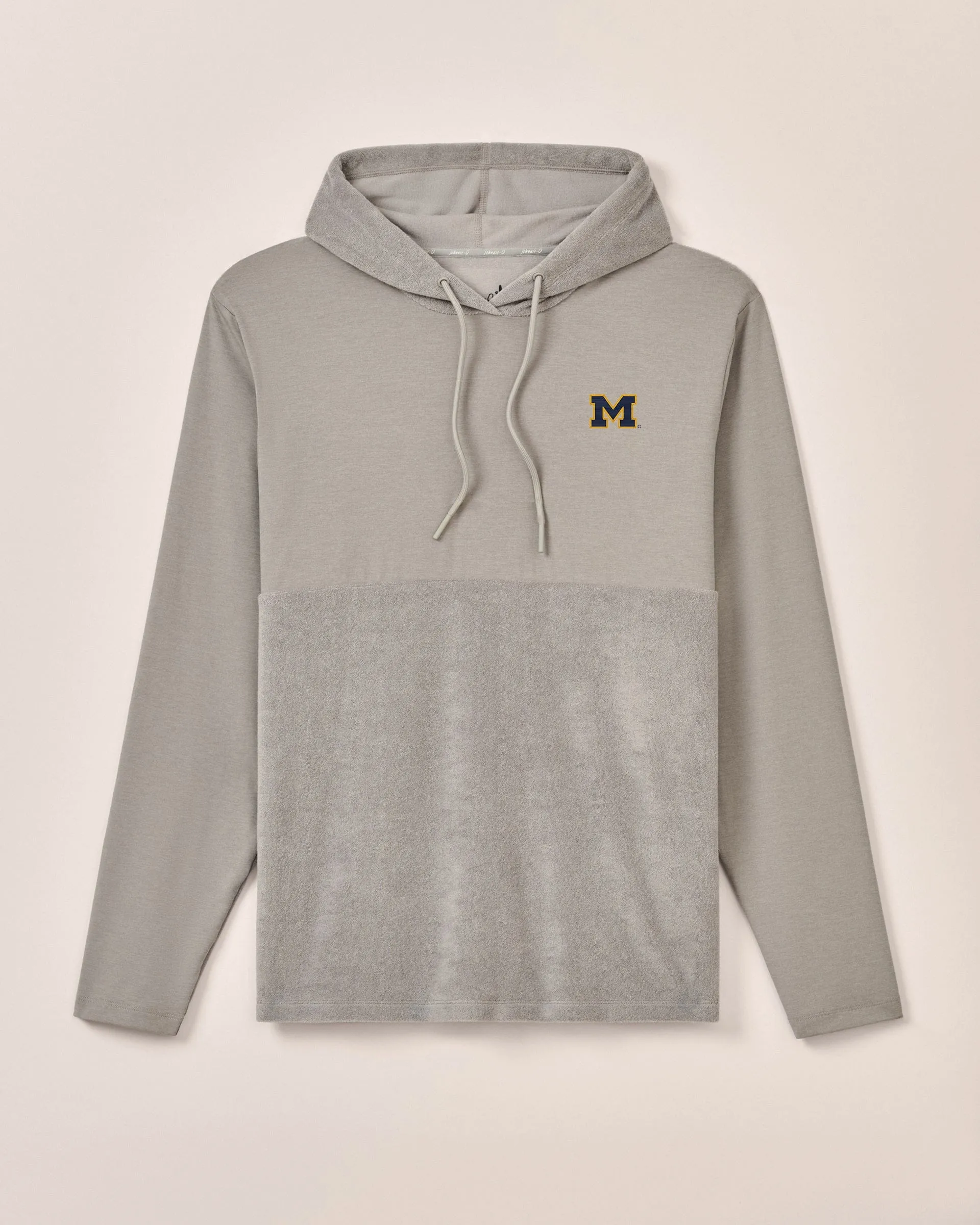 Michigan Haggard Mixed Media Hoodie