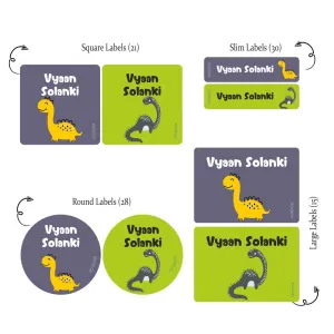 Mixed Labels - Dinosaur
