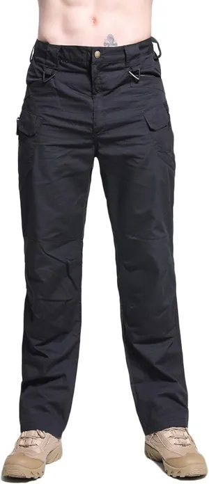 Muscularfit Mens Sweat Pants Casual Camo Buckle Zipper Cargo Pants Multi Pockets Casual Camouflage Athletic Cotton Sweatpants
