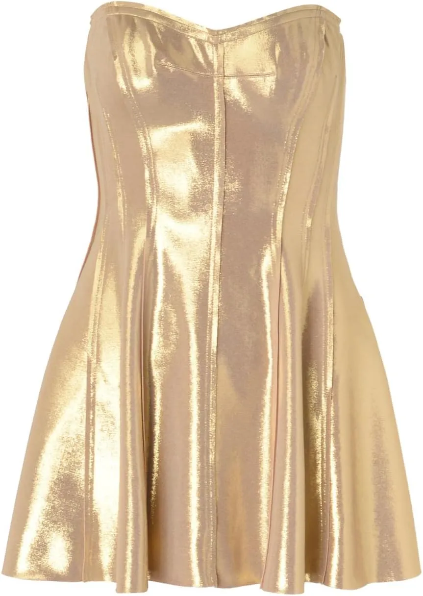 Norma Kamali Women's Strapless Grace Mini Dress