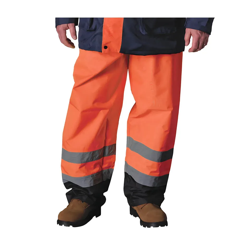 PIP 318-1757-OR/L ANSI 107 Class E Value Black Trim Over Pant