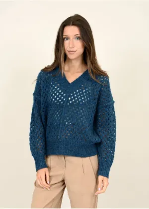 RD Style Nanumea Pull Over- Blue Thistle