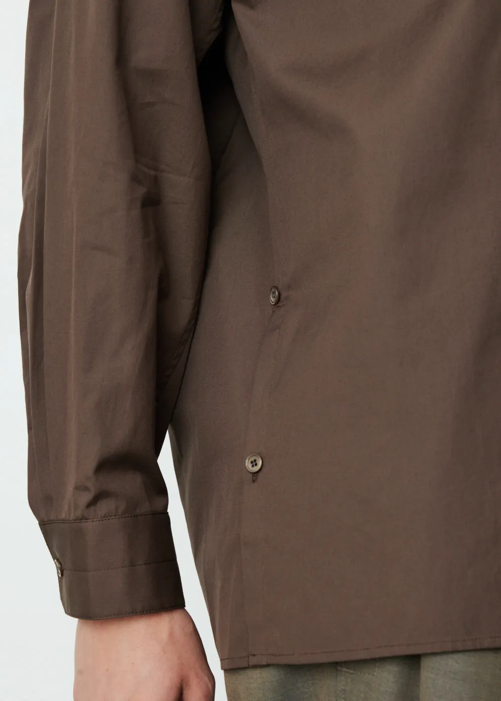 Regular Collar Twisted Shirt