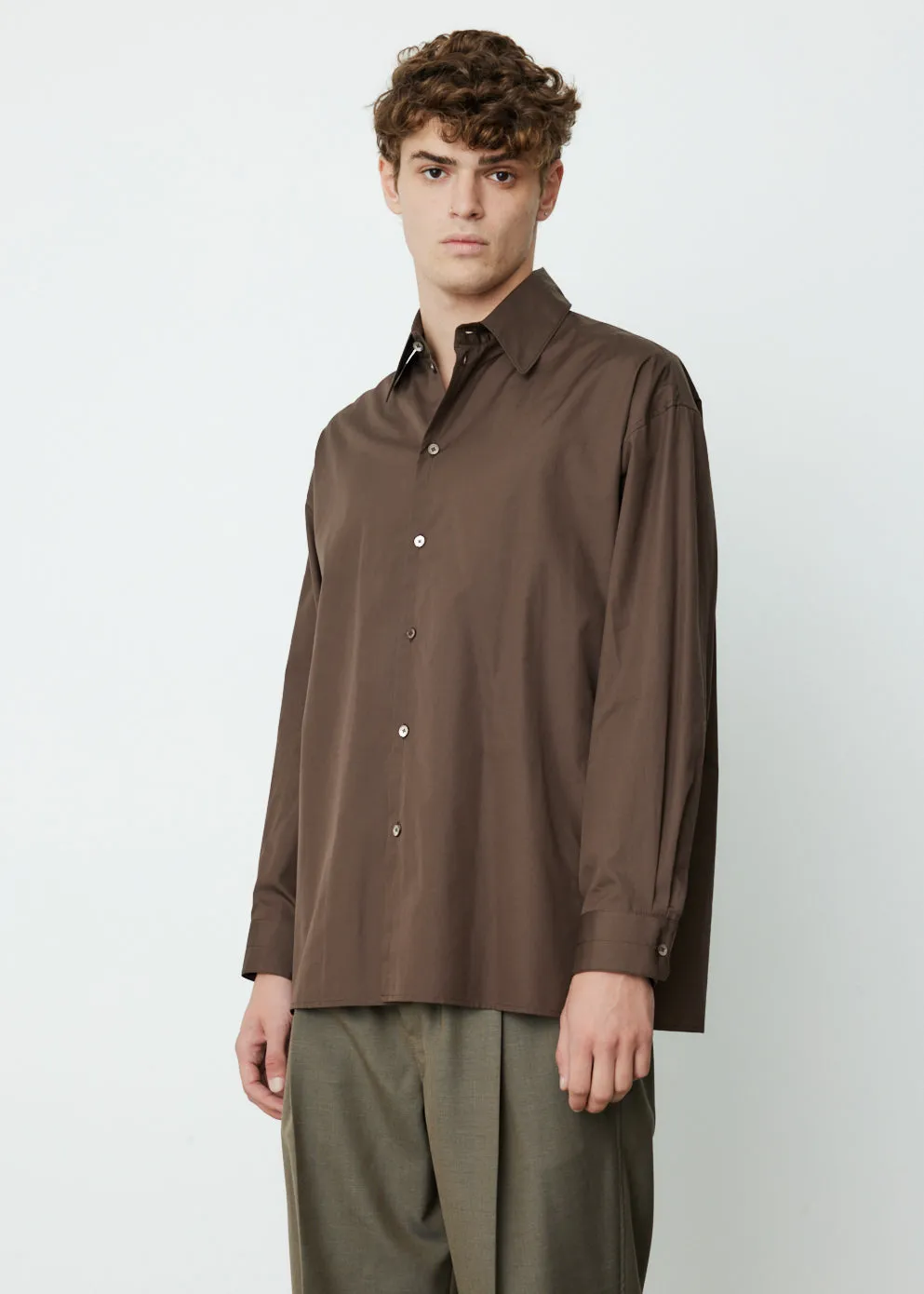 Regular Collar Twisted Shirt
