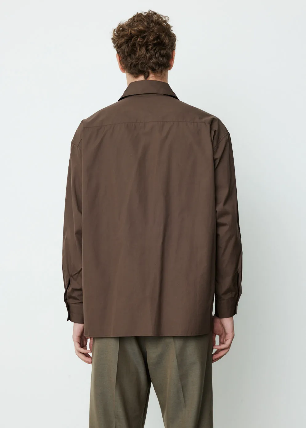 Regular Collar Twisted Shirt