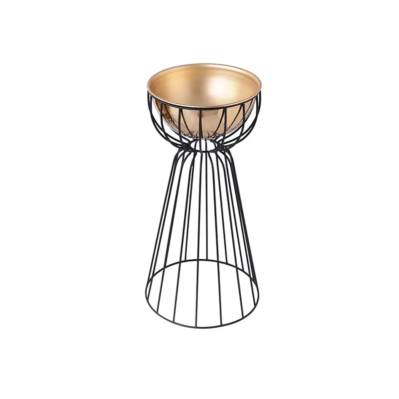 Richland Gold & Black Bloom Planter