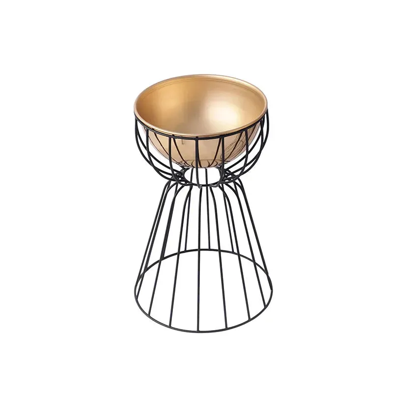 Richland Gold & Black Bloom Planter