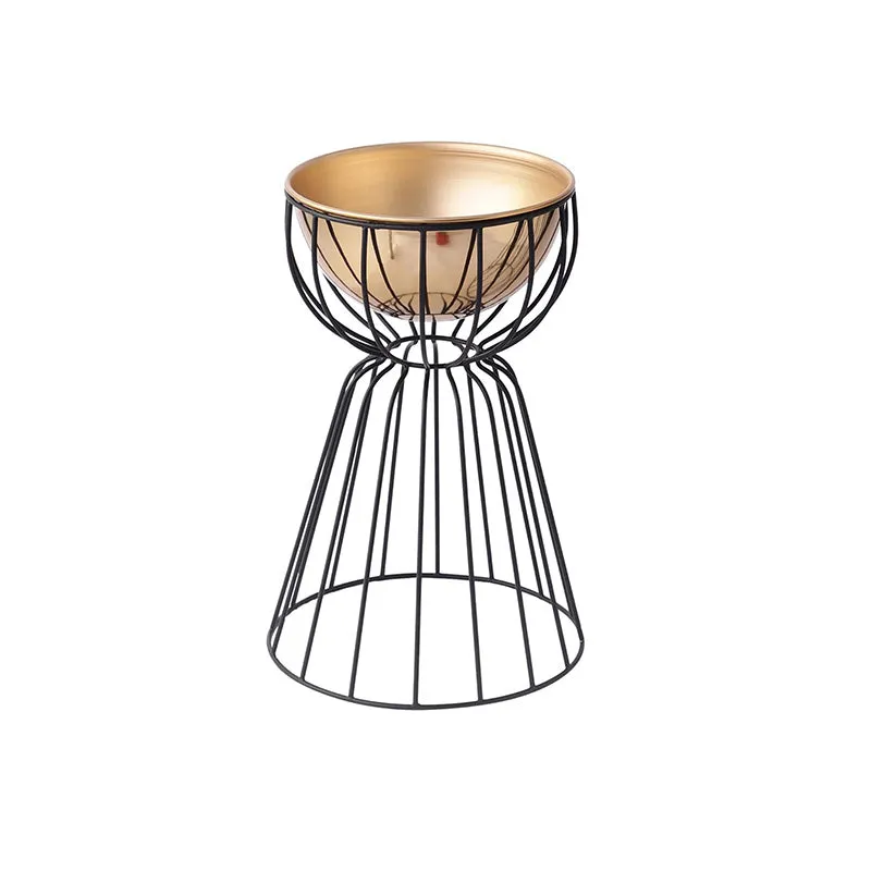 Richland Gold & Black Bloom Planter