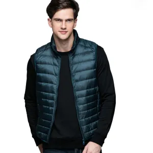 Spring Duck Down Vest Ultra Light Jackets Autumn Winter Coat