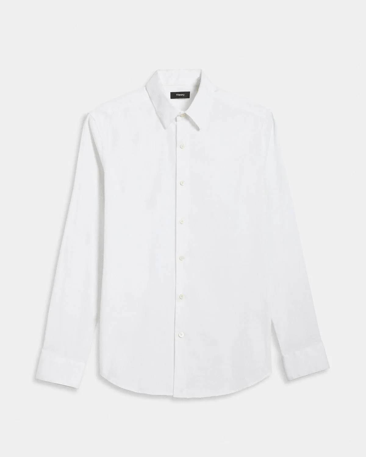 Theory Sylvain Shirt in Good Cotton - White