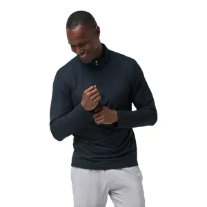 TRAVIS MATHEW THE HEATER BLACK 1/4 ZIP
