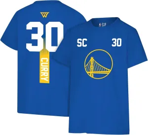 Ultra Game NBA Official Youth Super Soft Fly High Players T-Shirt, Golden State Warriors - Stephen Curry, Team Color|Golden State Warriors - Stephen Curry