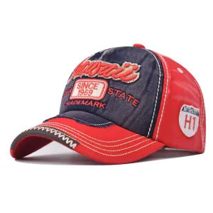 Unisex Cotton Cowboy Hat – Adjustable Dome Peaked Cap for All Seasons