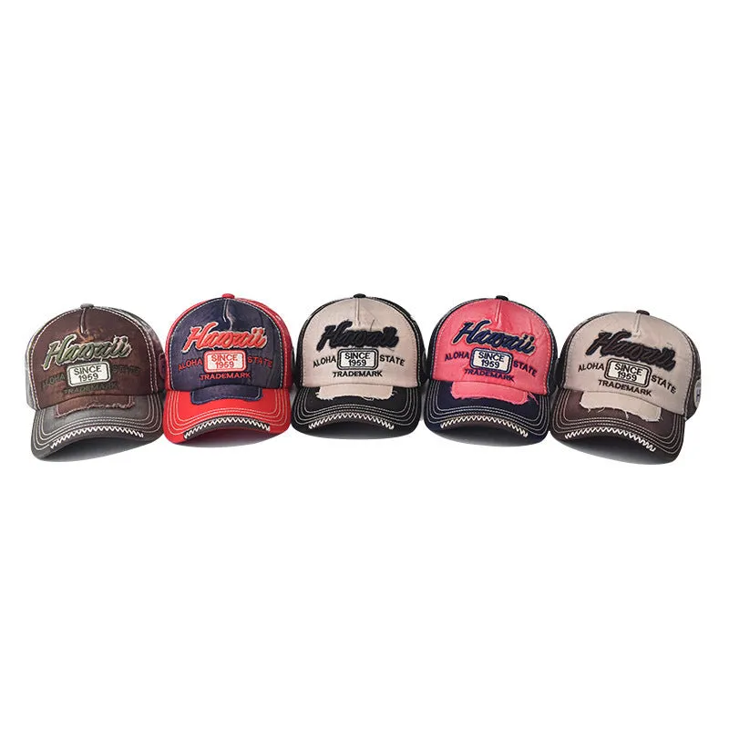 Unisex Cotton Cowboy Hat – Adjustable Dome Peaked Cap for All Seasons