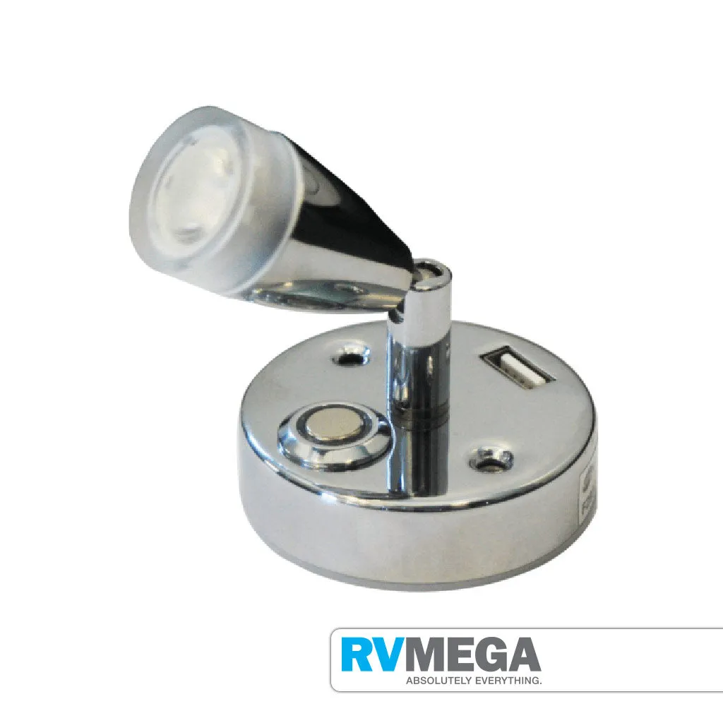 USB Spotlight - Brushed Nickel
