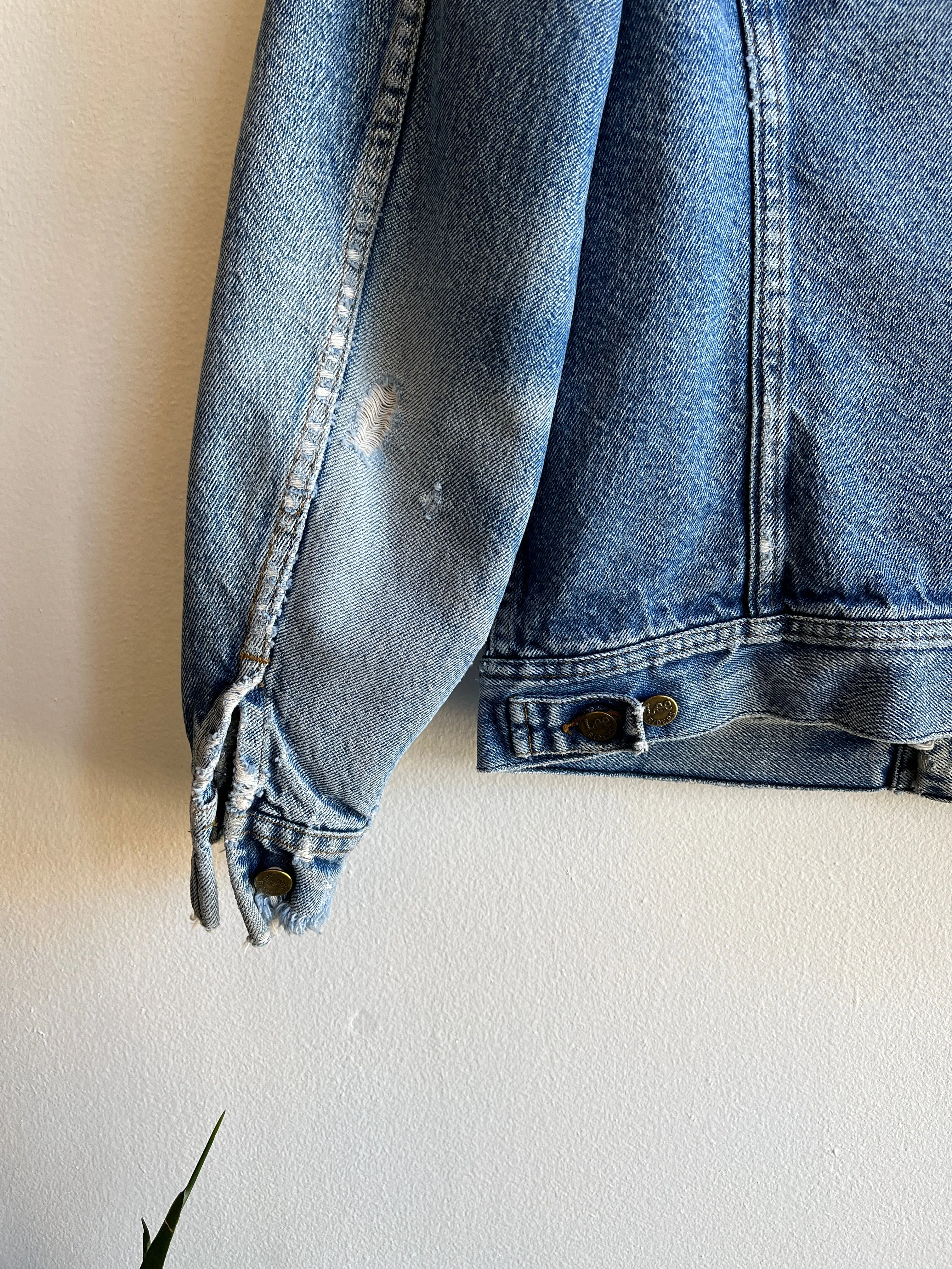 Vintage 1990s Lee Stormrider denim trucker jacket
