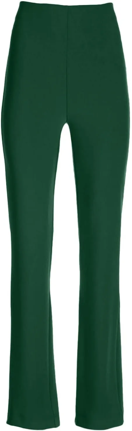 Womens Dress Pants Business Casual Work Pants High Waist Stretchy Bootcut Trousers Dressy Solid Pull On Office Pant