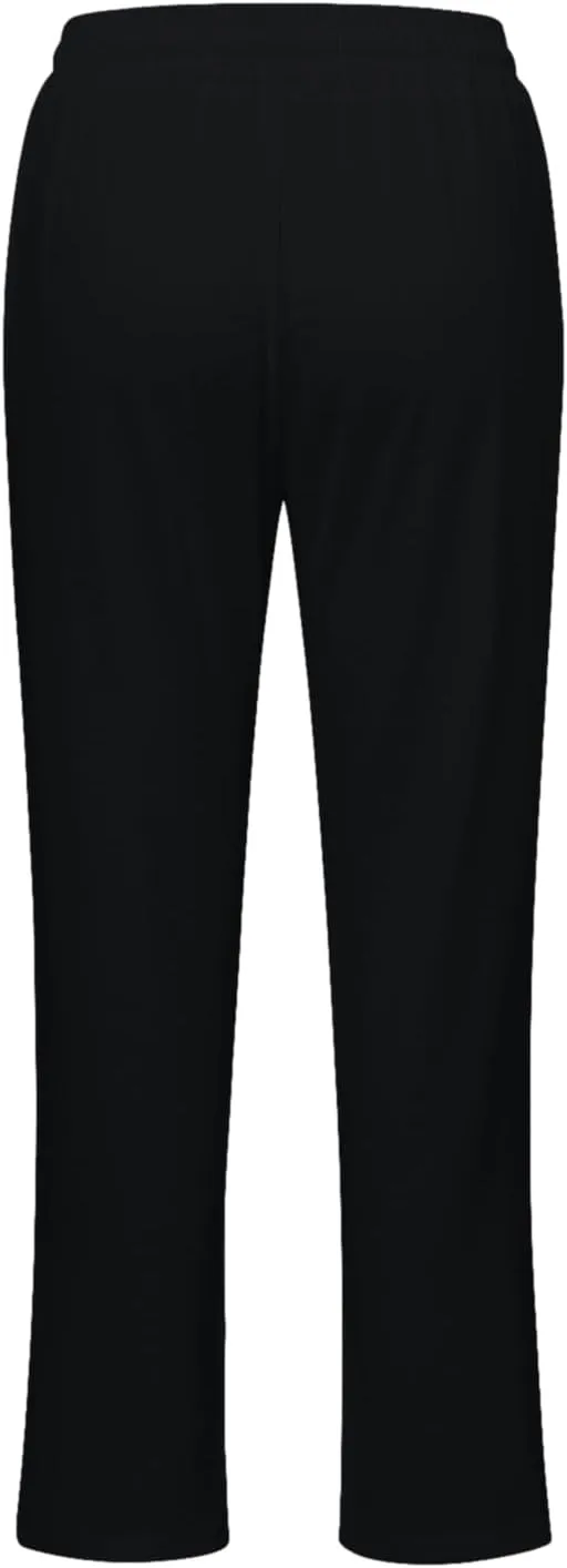 Womens High Waist Summer Linen Pants Baggy Straight Leg Casual Pants with Pockets Drawstring Comfy Lounge Trousers
