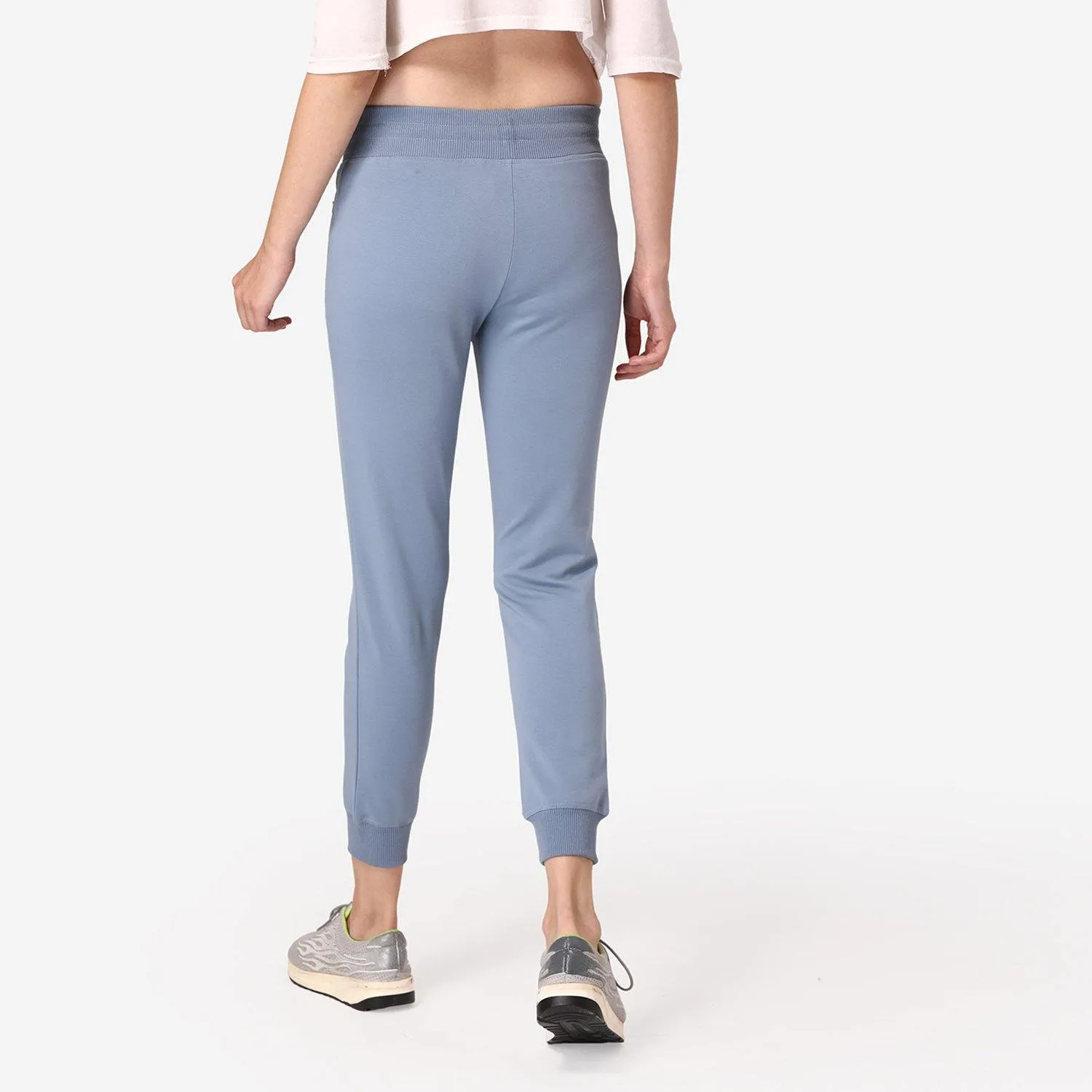 Women's Jogger/Track Pants with Drawstring- Blue