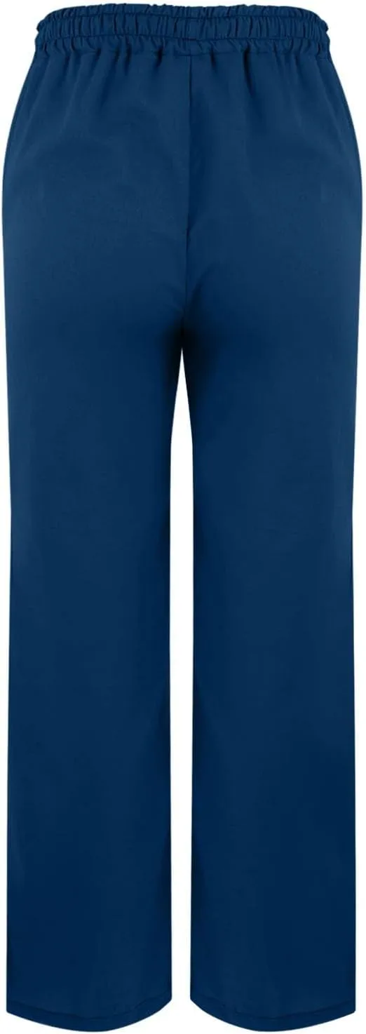 Women's Linen Capri Pants with Drawstring Petite High Waist Elastic Straight Leg Lounge Summer Beachwear Pants
