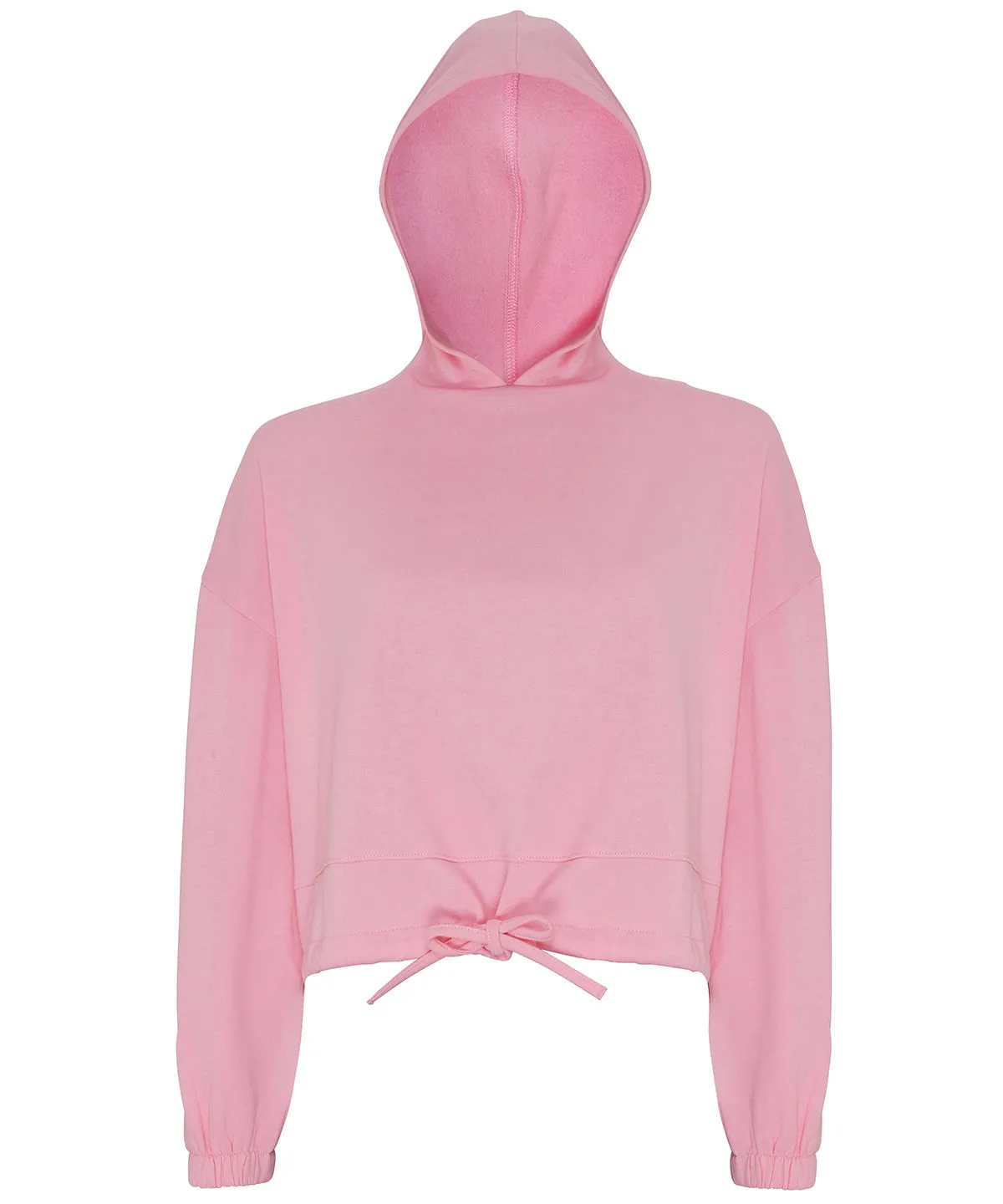 Womens TriDri® cropped oversize hoodie | Light Pink