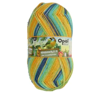 Yarn Wool Mix Sock Opal Rainforest  4PLY