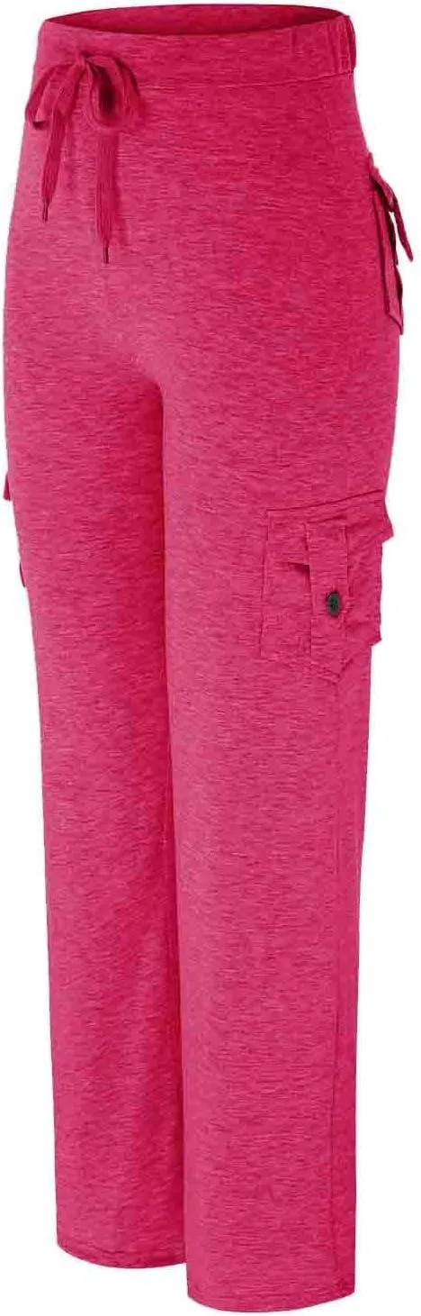Yoga Flare Leggings for Women High Waisted Workout Cargo Pants with Pockets Maternity Sweatpants Joggers