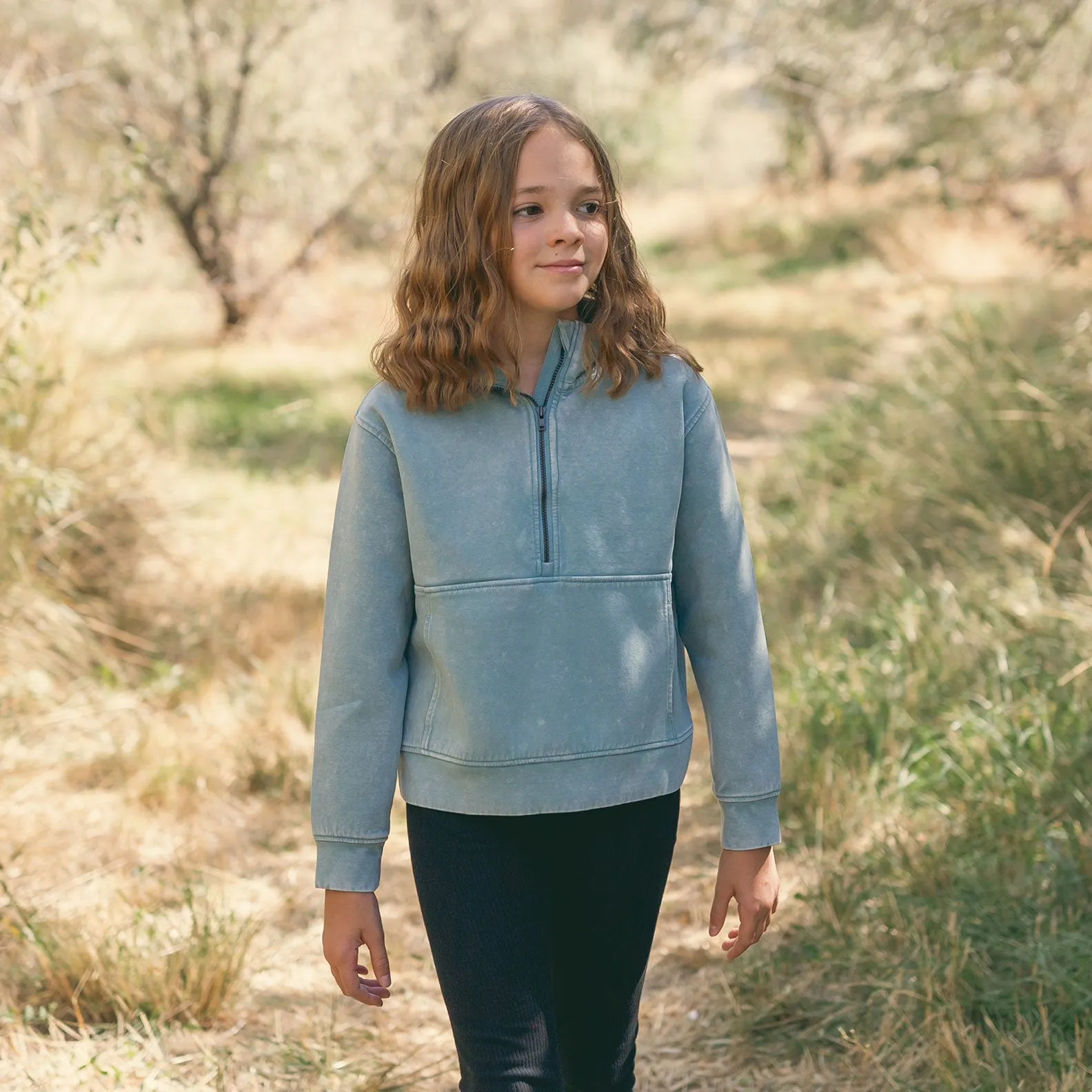 Youth Seawash Half Zip Active Pullover